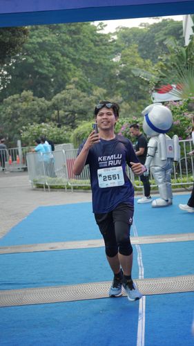 Race photo from KEMLU RUN 2025