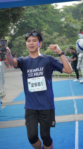 Race photo from KEMLU RUN 2025