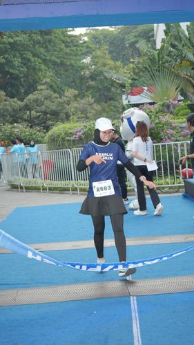 Race photo from KEMLU RUN 2025