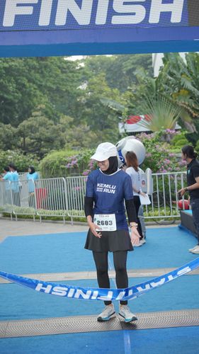Race photo from KEMLU RUN 2025