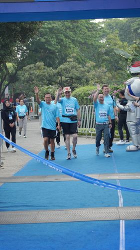 Race photo from KEMLU RUN 2025