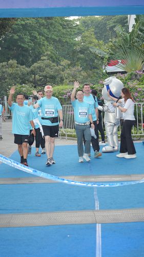 Race photo from KEMLU RUN 2025