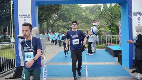 Race photo from KEMLU RUN 2025