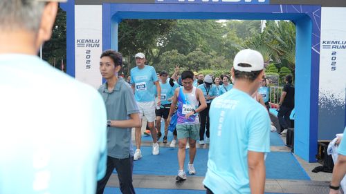 Race photo from KEMLU RUN 2025