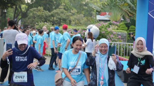 Race photo from KEMLU RUN 2025