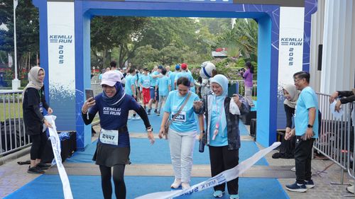 Race photo from KEMLU RUN 2025