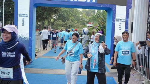 Race photo from KEMLU RUN 2025