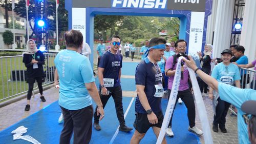 Race photo from KEMLU RUN 2025