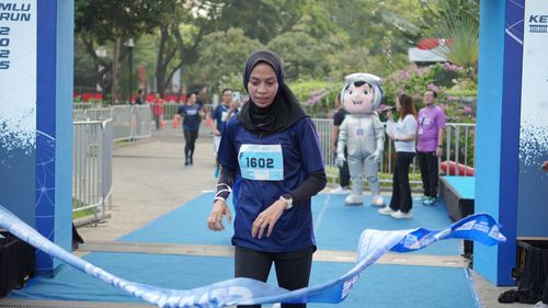 Race photo from KEMLU RUN 2025