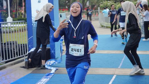 Race photo from KEMLU RUN 2025