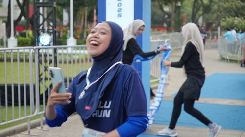 Race photo from KEMLU RUN 2025