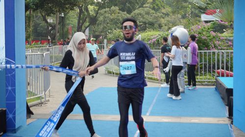 Race photo from KEMLU RUN 2025