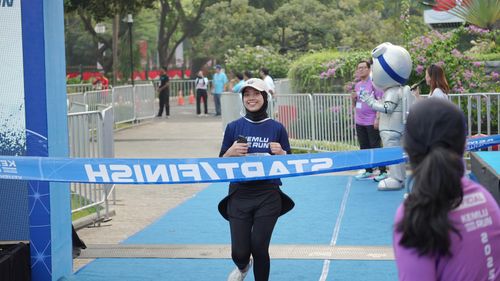 Race photo from KEMLU RUN 2025