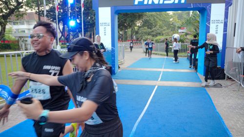 Race photo from KEMLU RUN 2025