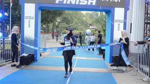 Race photo from KEMLU RUN 2025