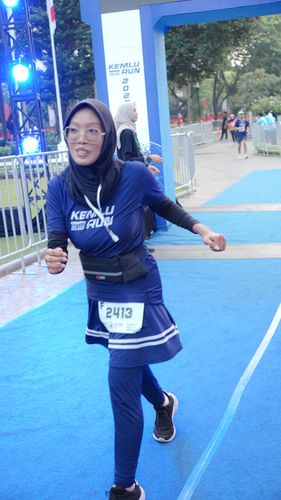 Race photo from KEMLU RUN 2025