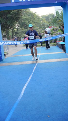 Race photo from KEMLU RUN 2025