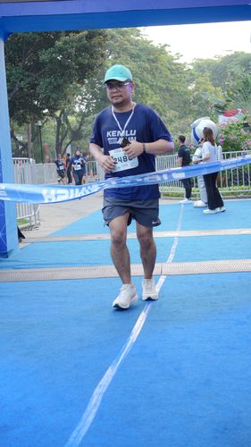 Race photo from KEMLU RUN 2025