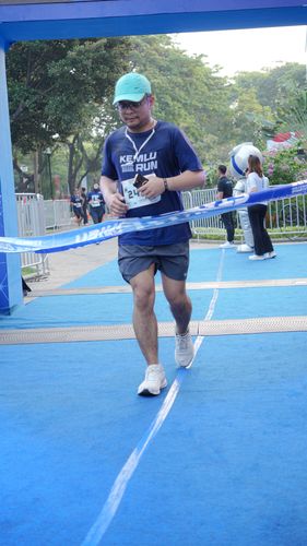 Race photo from KEMLU RUN 2025