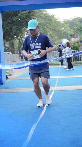Race photo from KEMLU RUN 2025