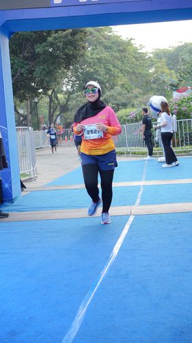 Race photo from KEMLU RUN 2025