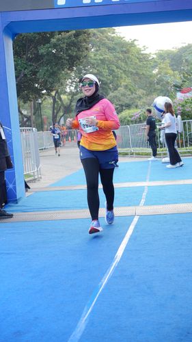 Race photo from KEMLU RUN 2025