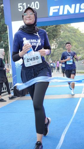 Race photo from KEMLU RUN 2025