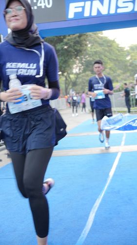 Race photo from KEMLU RUN 2025