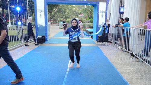 Race photo from KEMLU RUN 2025