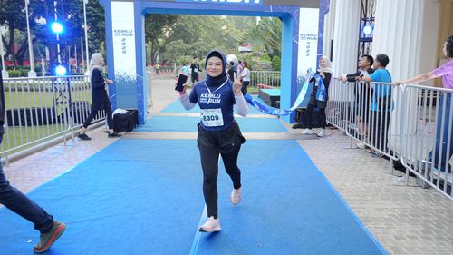 Race photo from KEMLU RUN 2025
