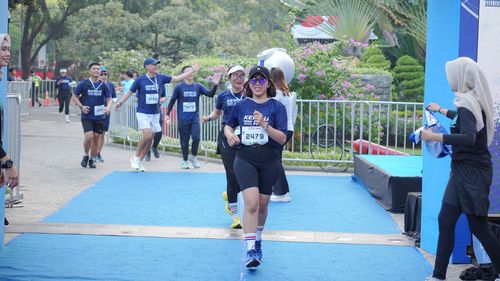 Race photo from KEMLU RUN 2025
