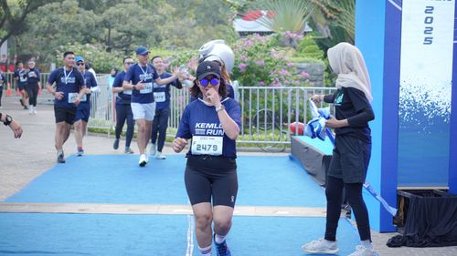 Race photo from KEMLU RUN 2025
