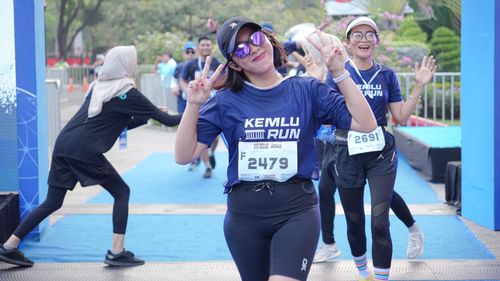 Race photo from KEMLU RUN 2025