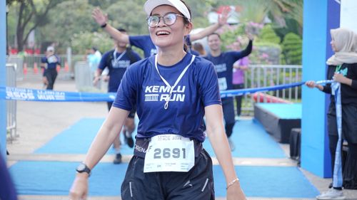 Race photo from KEMLU RUN 2025