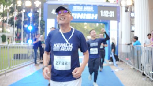 Race photo from KEMLU RUN 2025