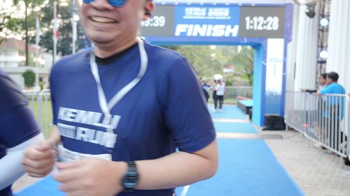 Race photo from KEMLU RUN 2025
