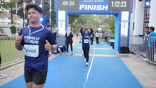 Race photo from KEMLU RUN 2025