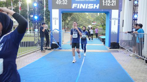 Race photo from KEMLU RUN 2025