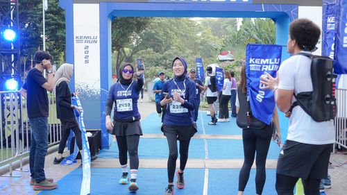 Race photo from KEMLU RUN 2025
