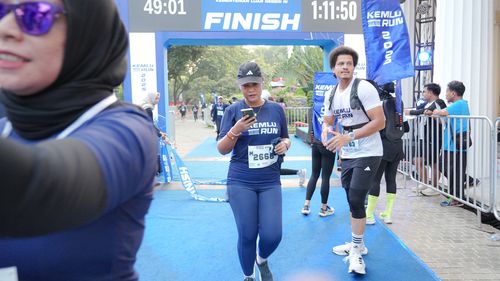 Race photo from KEMLU RUN 2025