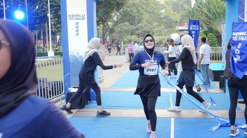 Race photo from KEMLU RUN 2025