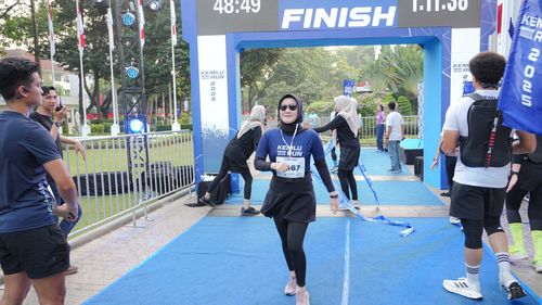 Race photo from KEMLU RUN 2025