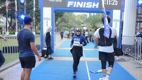 Race photo from KEMLU RUN 2025