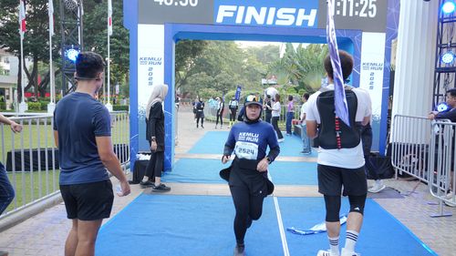 Race photo from KEMLU RUN 2025