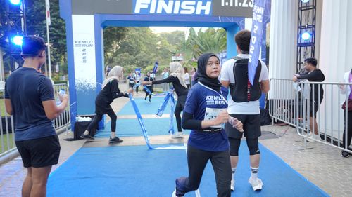 Race photo from KEMLU RUN 2025