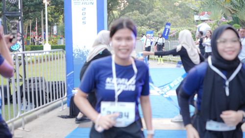 Race photo from KEMLU RUN 2025