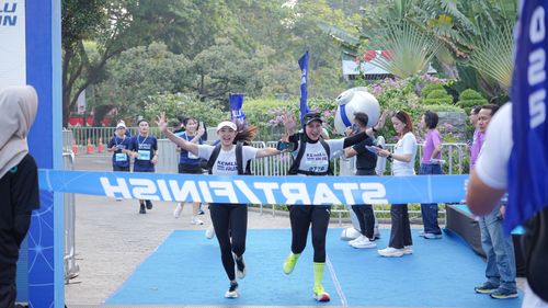 Race photo from KEMLU RUN 2025