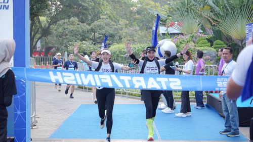 Race photo from KEMLU RUN 2025