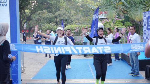 Race photo from KEMLU RUN 2025