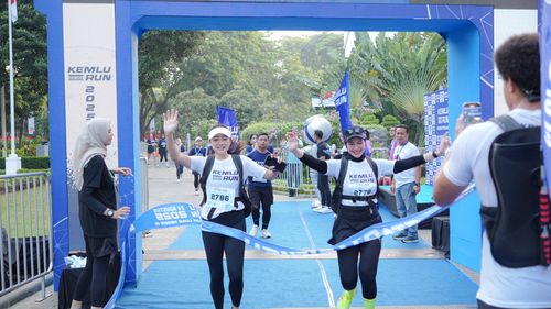 Race photo from KEMLU RUN 2025